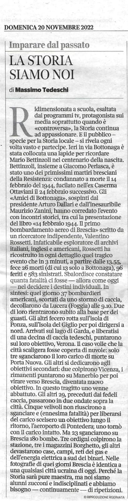 La storia siamo noi.